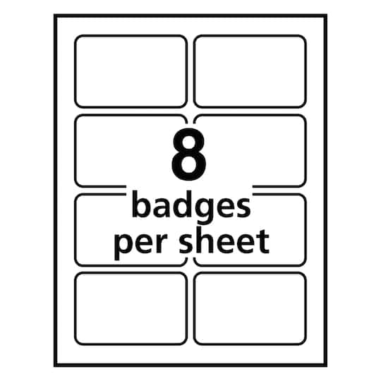 5 Packs: 400 ct. (2,000 total) Avery® Flexible Adhesive Name Badge Labels